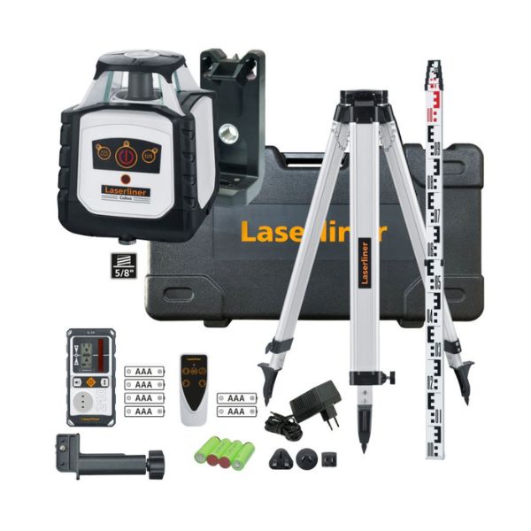 Set Laser Rotativo Automático CUBUS 210 S 150cm Laserliner - 052.205A - Image 2