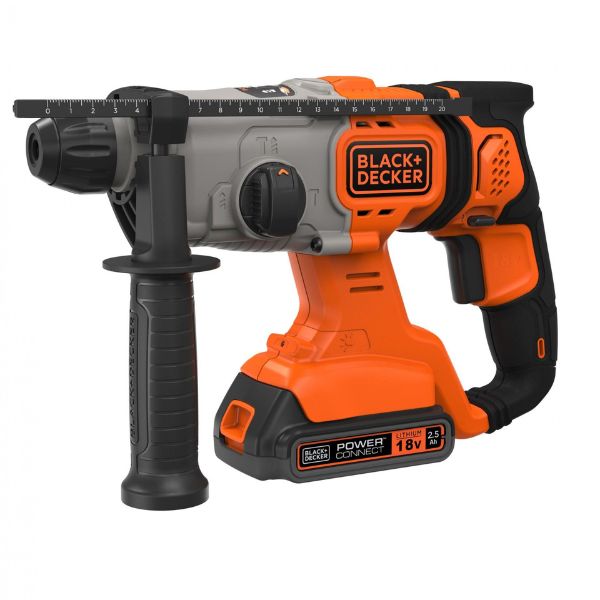 Martelo Combinado 18V 2,5Ah Black+Decker - BCD900E2K-QW - Image 2