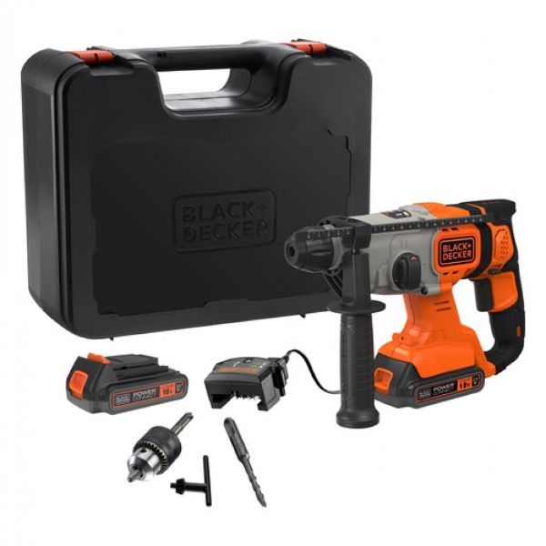 Martelo Combinado 18V 2,5Ah Black+Decker - BCD900E2K-QW