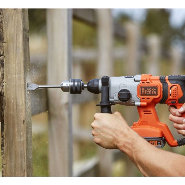 Martelo Combinado 18V 2,5Ah Black+Decker - BCD900E2K-QW - Image 3