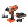Aparafusadora de Impacto 18V Black+Decker - BDCIM18D1A-QW