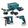 KIT Pladur Makita18V - DGA504RMJ + DHR171Z + DFS452Z