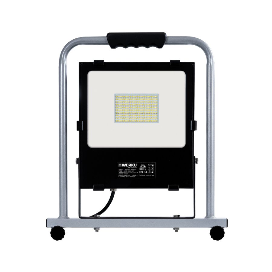 Projetor Led Luz de Trabalho sem Fios 100W Werku - WK403210