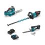 Motosserra DUC254Z + Corta Sebes DUH601Z + Tesoura de Erva DUM111SYX - Makita 18V