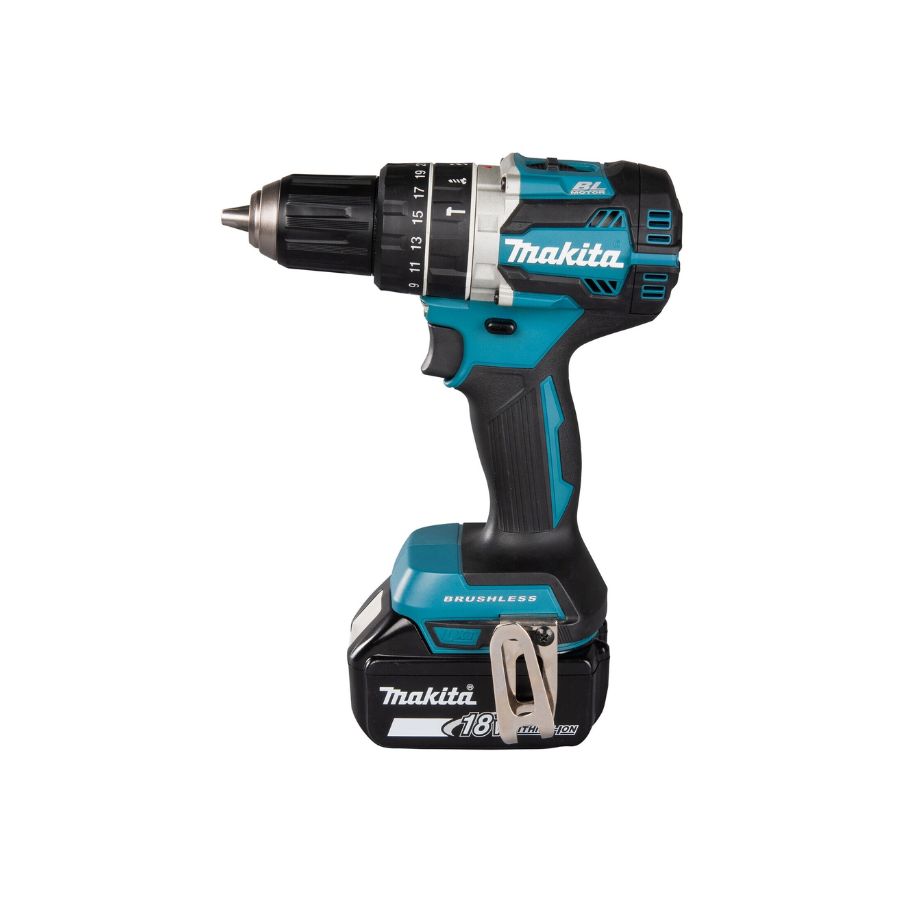 Berbequim Percutor BL 18V com Baterias Makita - DHP484RTE - Image 3